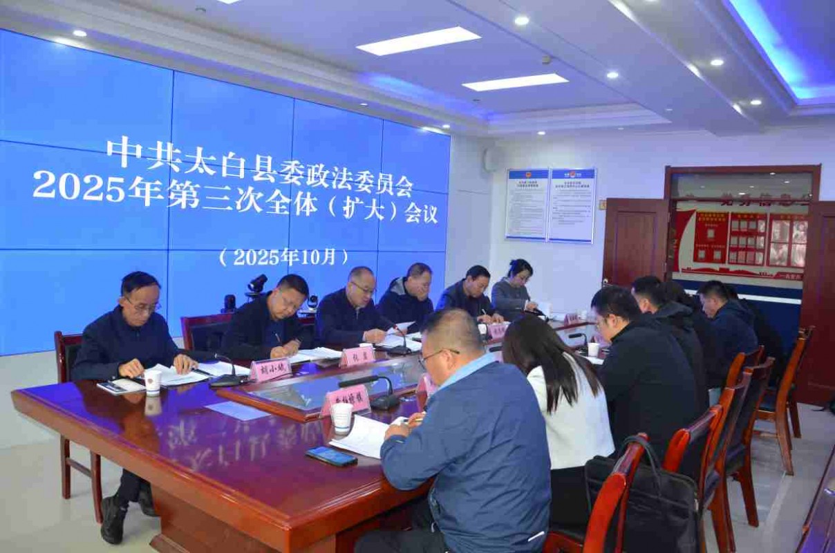 中共太白县委政法委员会召开2025年第3次全体（扩大）会议